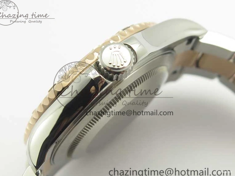 SS A2836 Dial Brown VRF Bracelet Best on SS RG 1:1 Yacht-Master 116621 Edition 0126